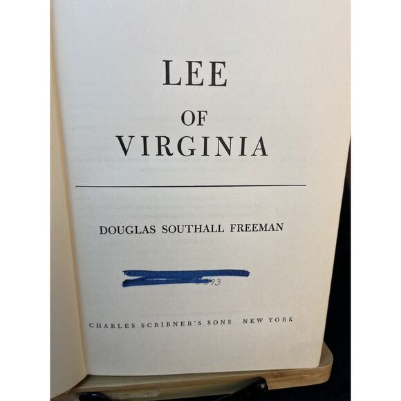 Lee Of Virginia by Douglas Southall Freeman Hardcover Book Published in 1958 - Picture 8 of 9